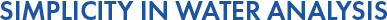 Simplicity in Water Analysis